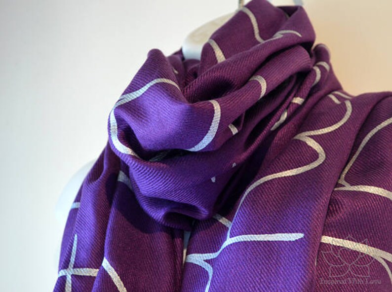 shop sales Lokah Samastah Sukhino Bhavantu OM Shanti shawl