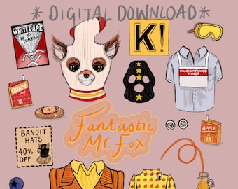 Fantastic Mr Fox Print DIGITAL DOWNLOAD