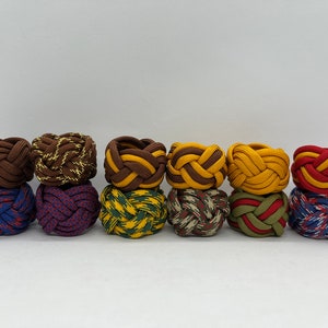 Scout Rank Turk’s Head Woggle Paracord Neckerchief Slides