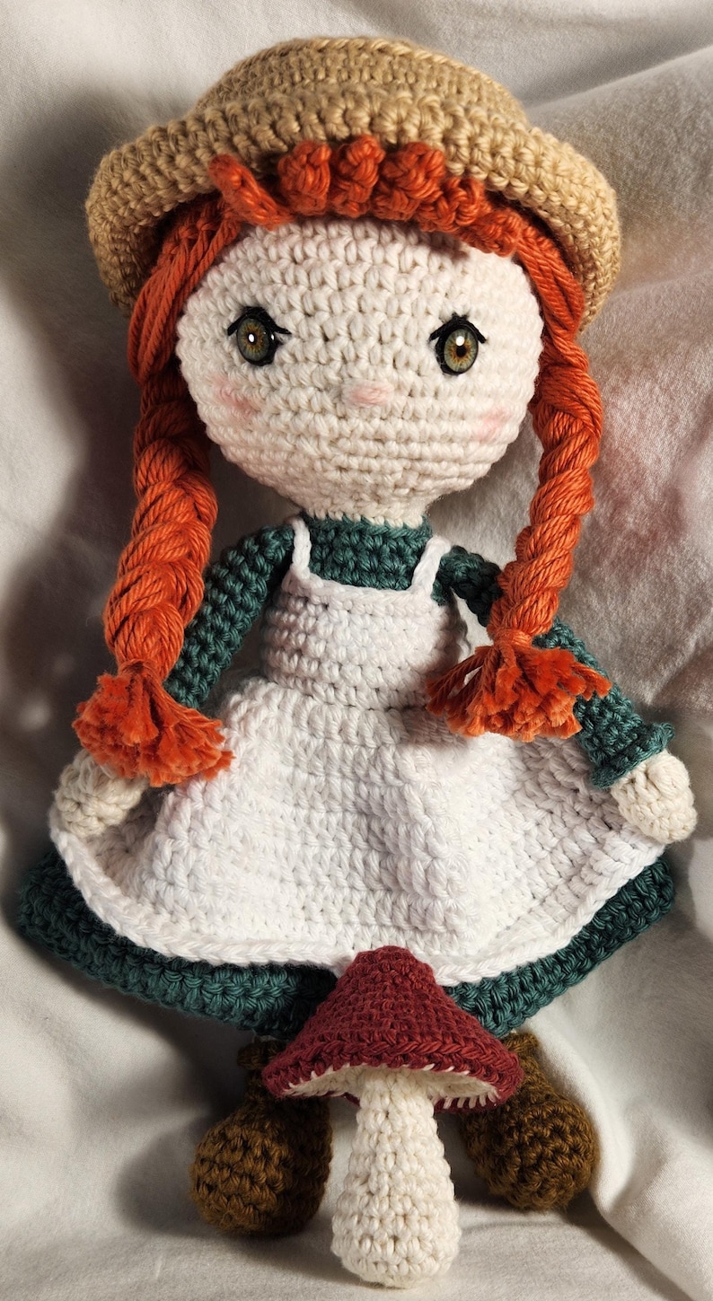 Gabbles Amigurumi, Anne, of Green Gables Doll - Etsy