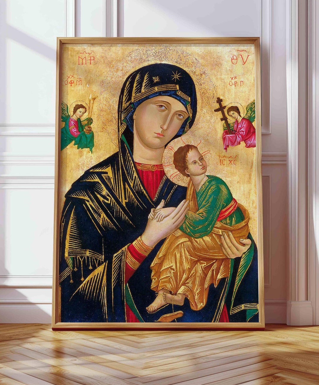 永遠の助けの聖母 壁装飾 ロシア正教会のアイコンピクチャー