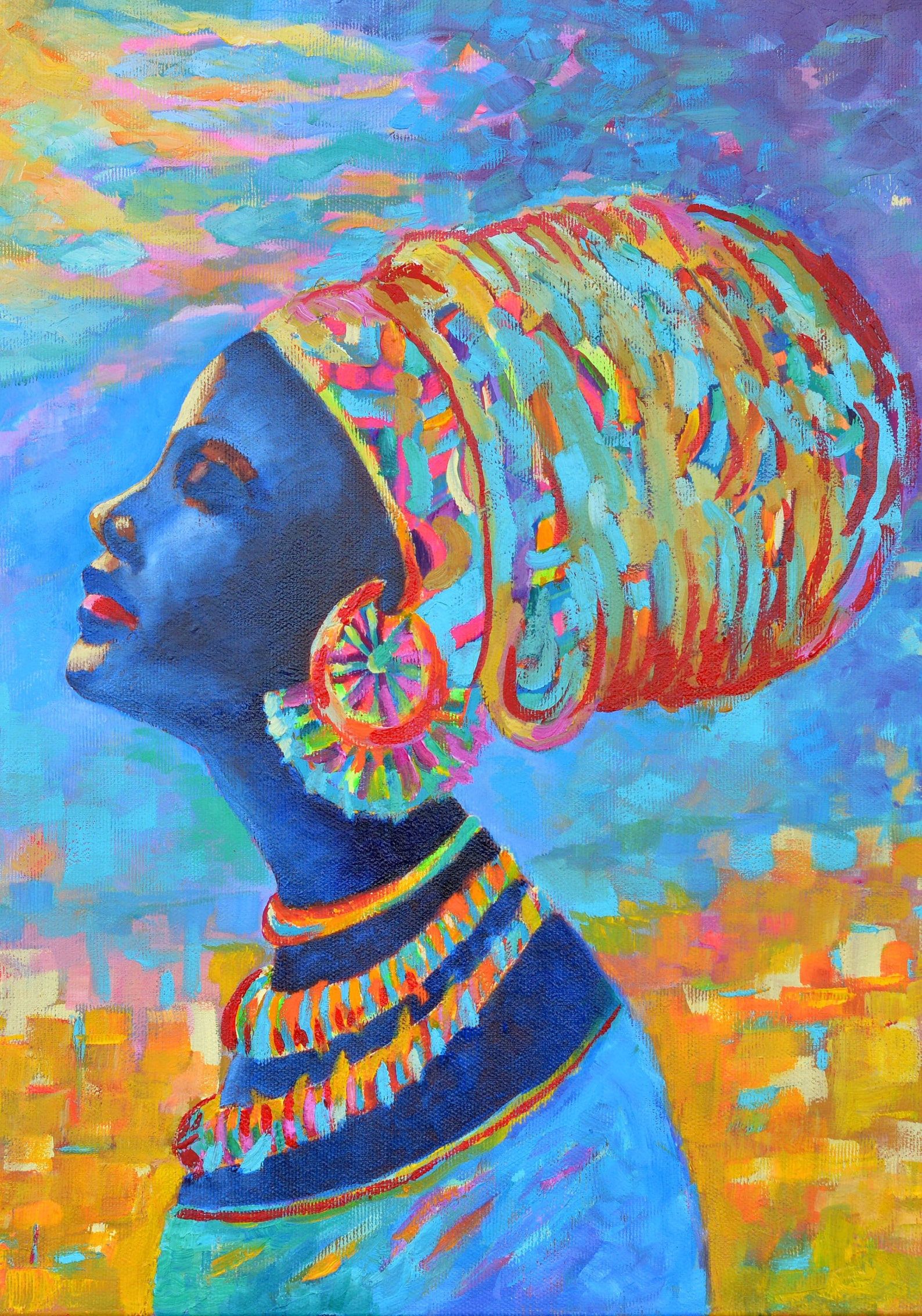 Black Woman Painting Black Women Art African Beauty Black - Etsy