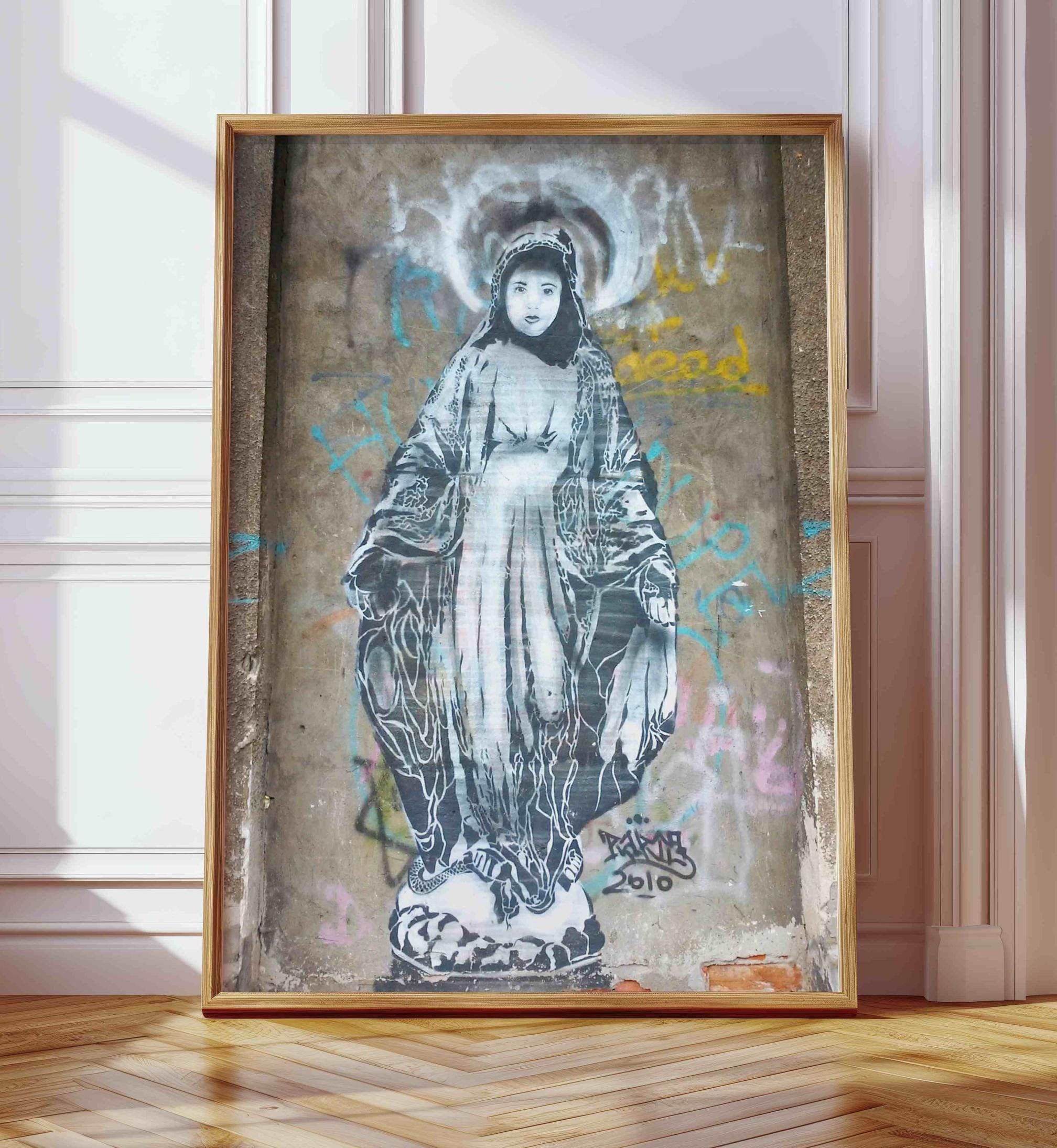 聖母マリア ポスター 絵画 聖母子像 キリスト教 基督 マドンナ