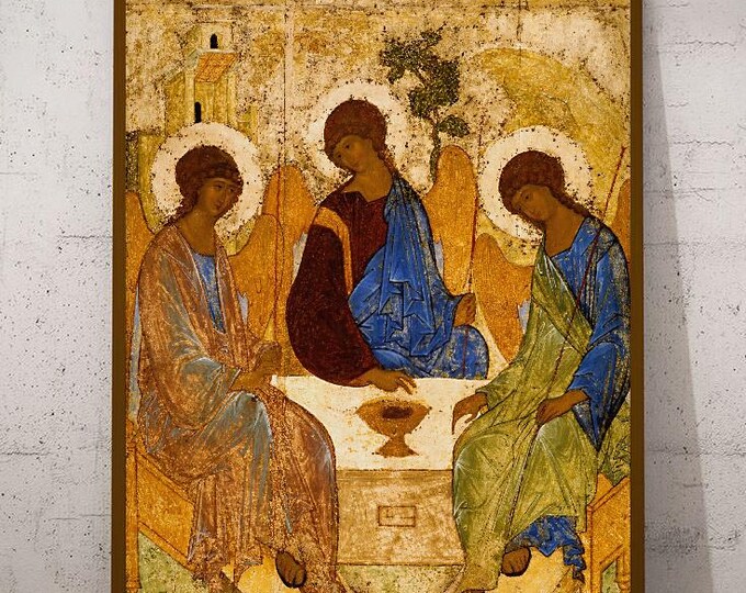 Holy Trinity Catholic POSTERS Rublev Trinity Print Three Angels ...