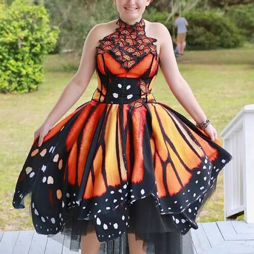 Party Monarch Butterfly Dress 