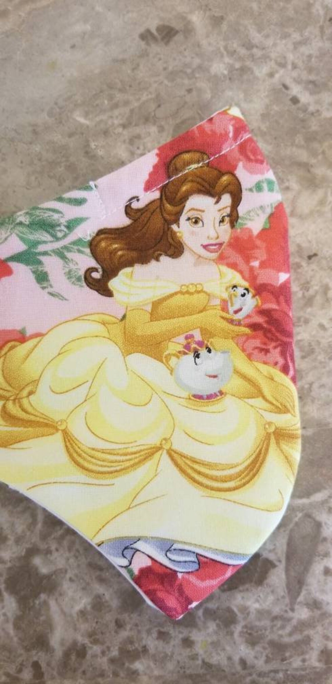 Princess Belle Face Mask Adult Size /kids Size Dust Mask - Etsy
