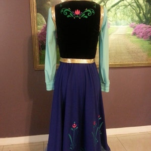 Anna Frozen Blue Shirt for the Costume. - Etsy
