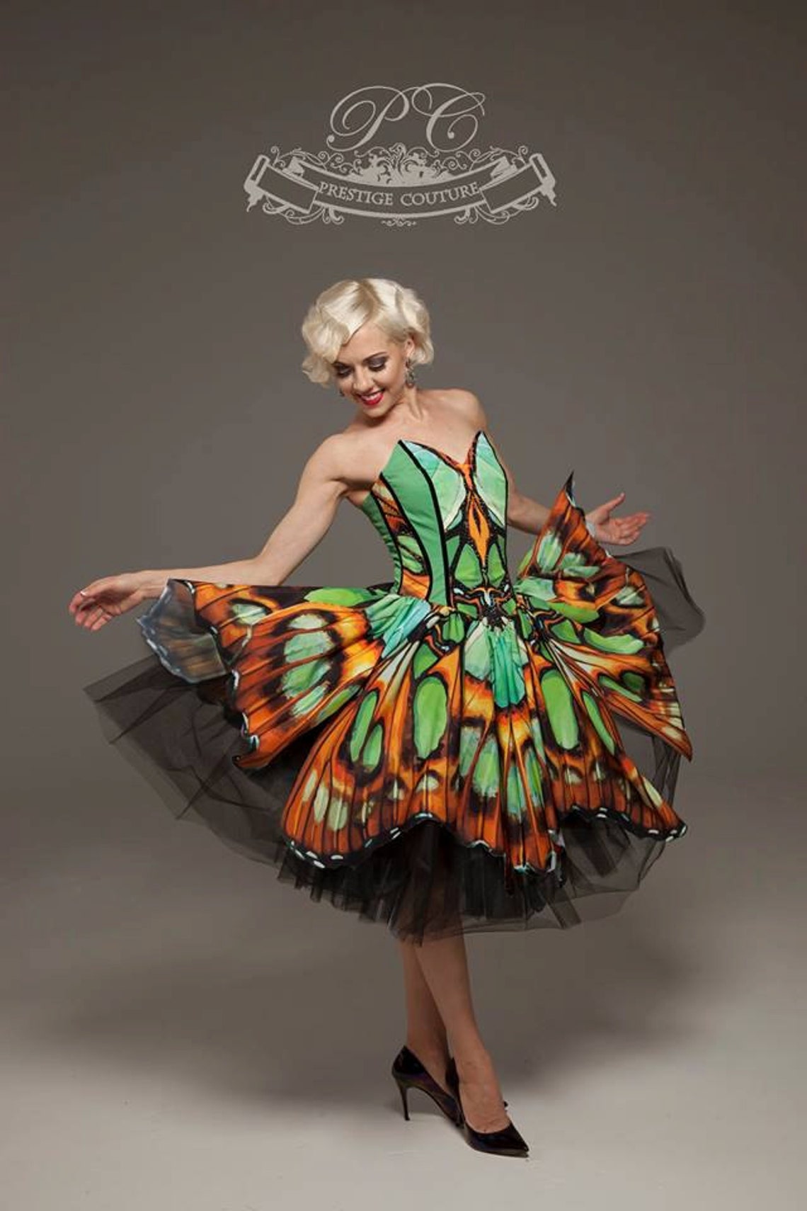 Evening / Prom / Party Butterfly Dress Etsy