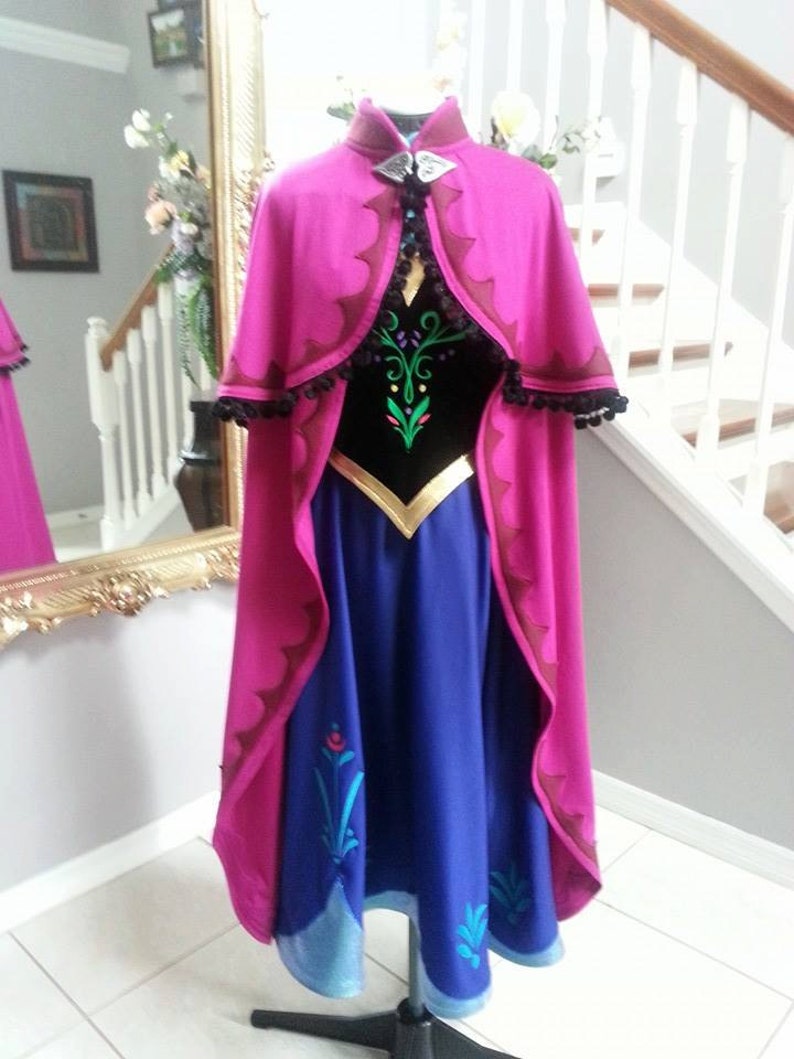Elsa and Anna Frozen Costumes Etsy
