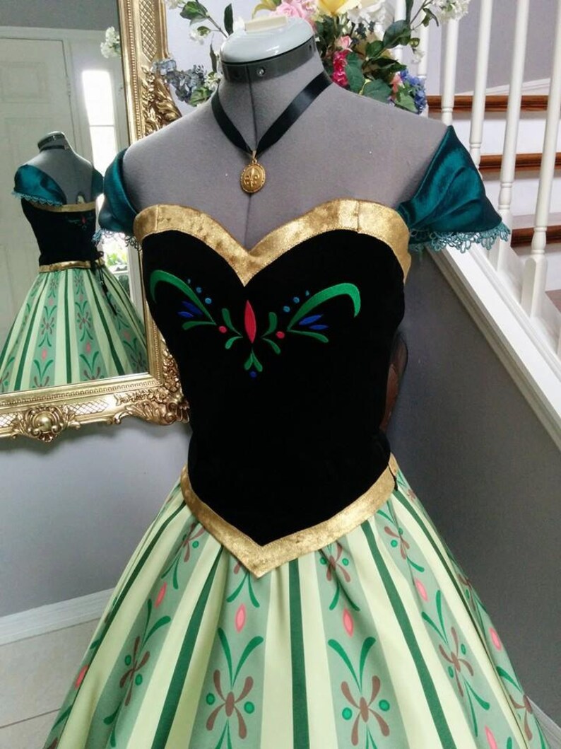 Anna Frozen Coronation Dress Etsy
