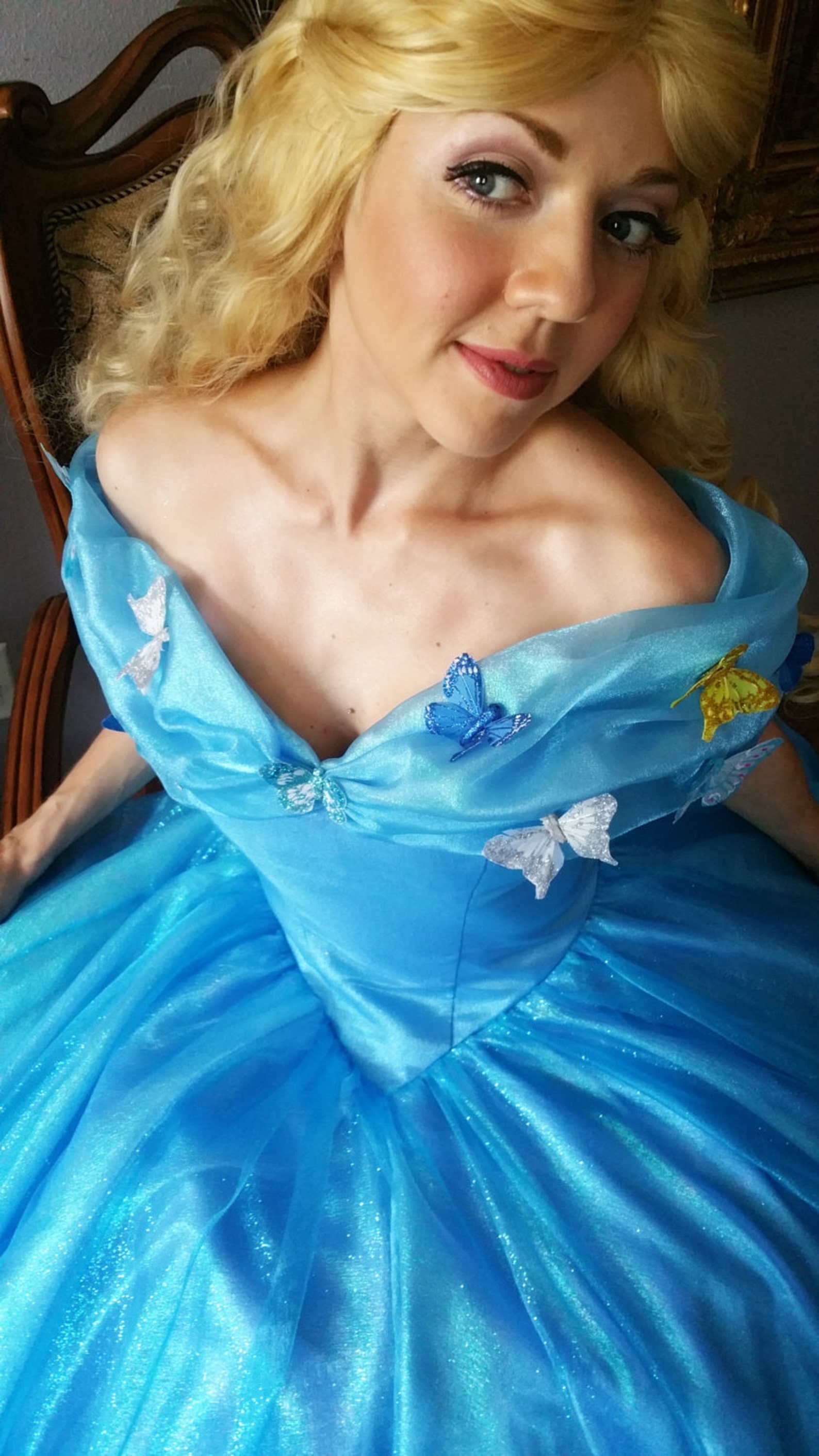 Cinderella Adult Costume. 2015 movie dress. Etsy