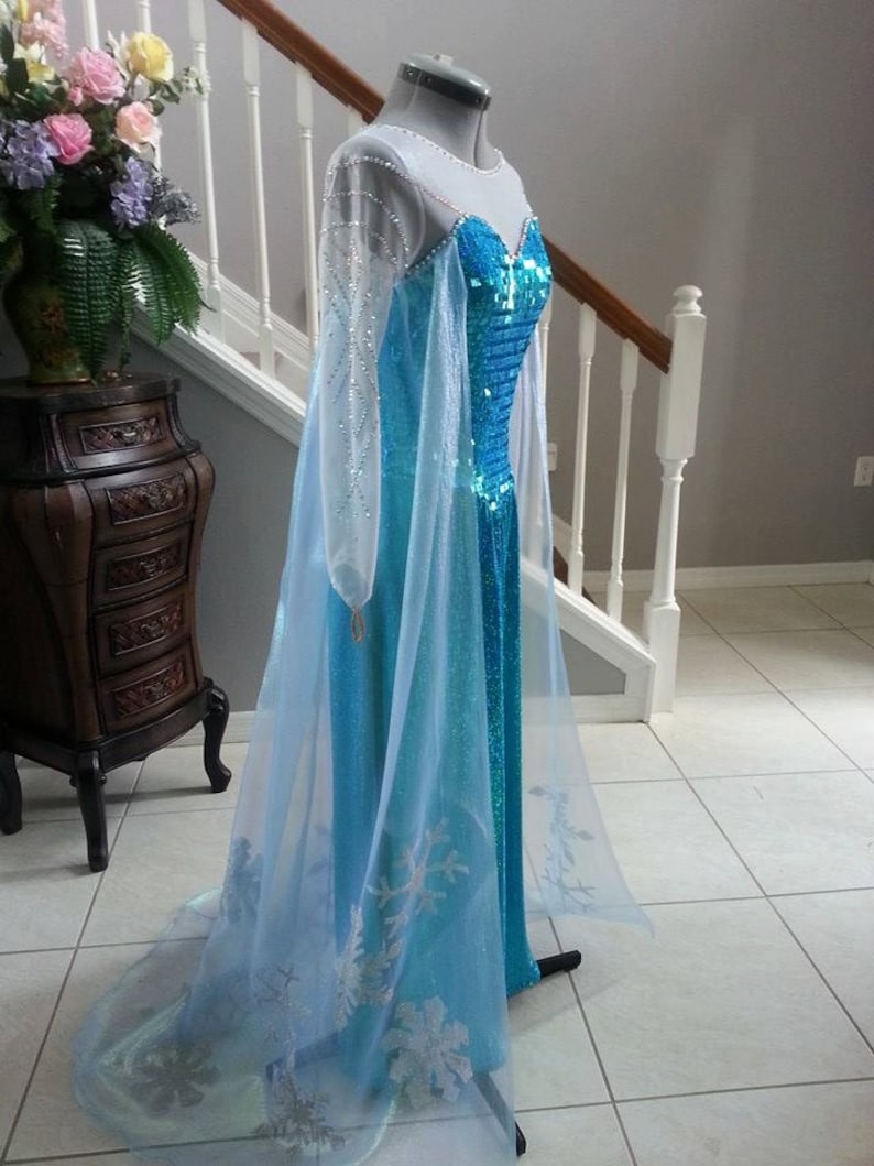 Elsa and Anna Frozen Costumes Etsy