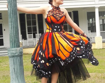Party Monarch Butterfly Dress 