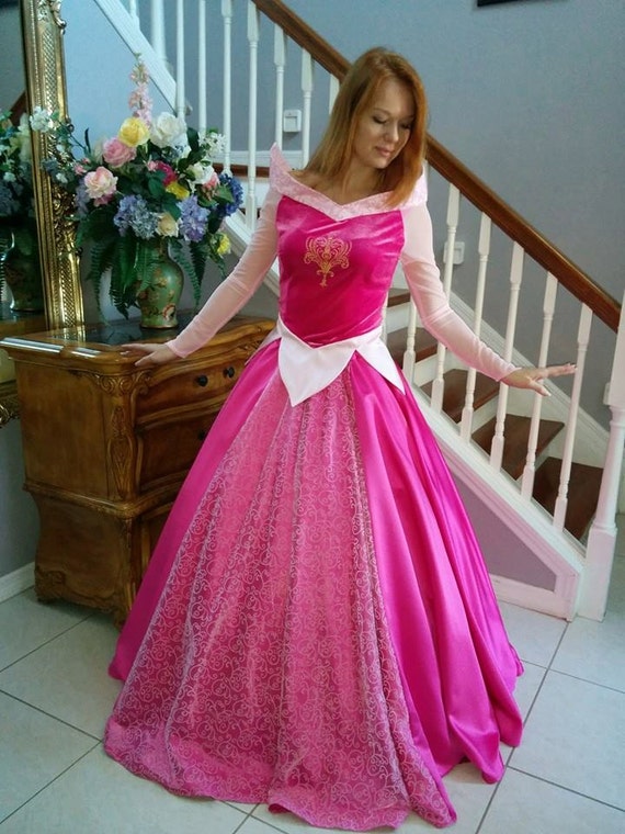 Aurora Costume Fille La Belle au bois dormant Princesse Livre Semaine robe fantaisie cadeau d'anniversaire 