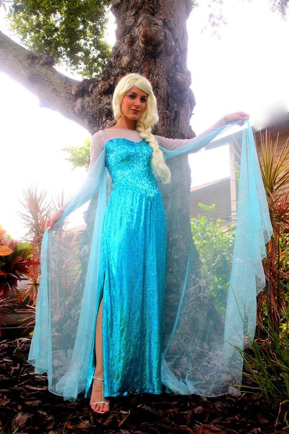 elsa frozen gown