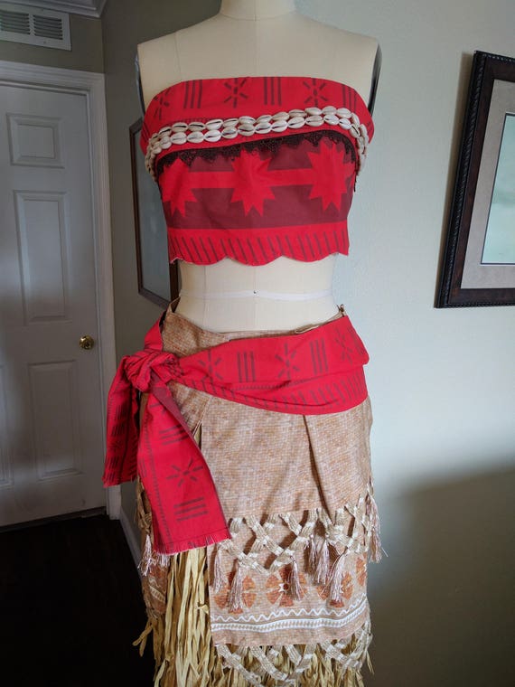 Moana Princess Adult Costume Etsy