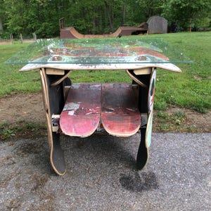 Recycled skateboard table (Local Sales Only. No Shipping!)