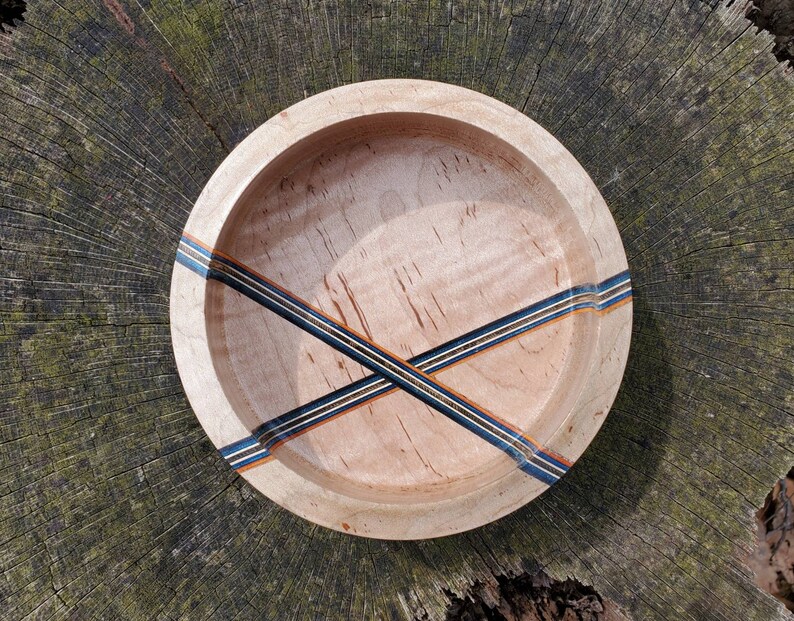 Curly maple X bowl