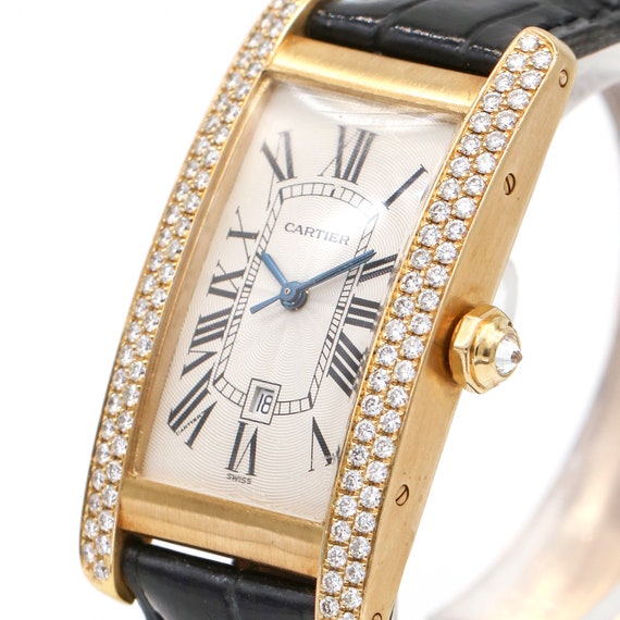 Women's Cartier Tank Americaine in 18k Yellow Gol… - image 3