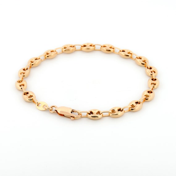 Mariier's Puff "Gucci" Link 6mm Chain Bracelet in… - image 3