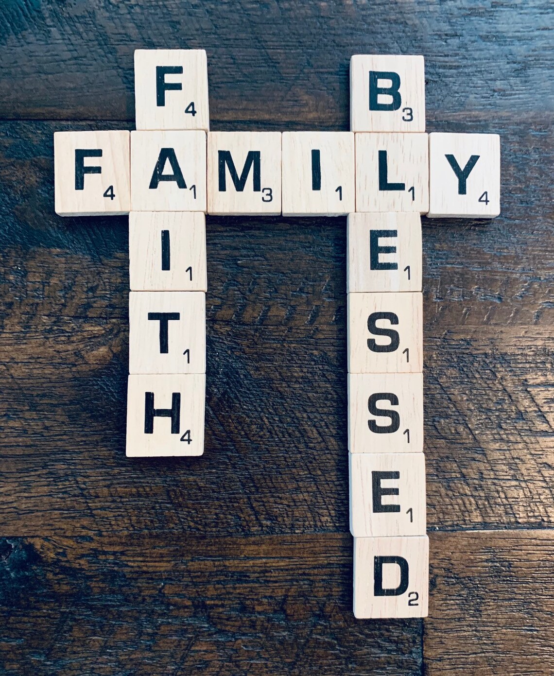 Scrabble wall art | Etsy