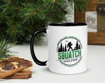 Bigfoot Golfer Mug – Funny Squatch Coffee Mug