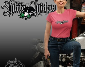 White Widow Graphic Tee - Comfortable Unisex T-Shirt