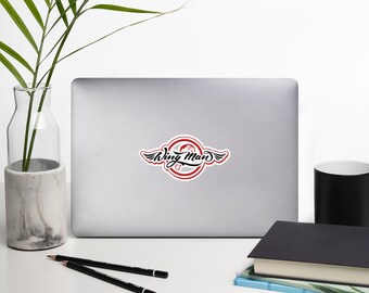 Wingman Vinyl Sticker, Durable Adhesive