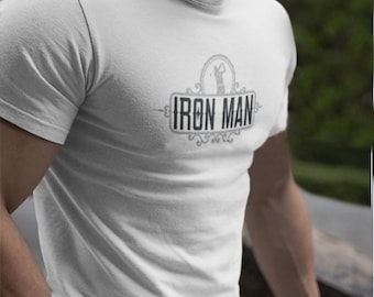 Camiseta de golfista de Iron Man, divertida camiseta de papá golfista