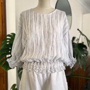 CARLA TOP- Natural Fibre Linen - Etsy