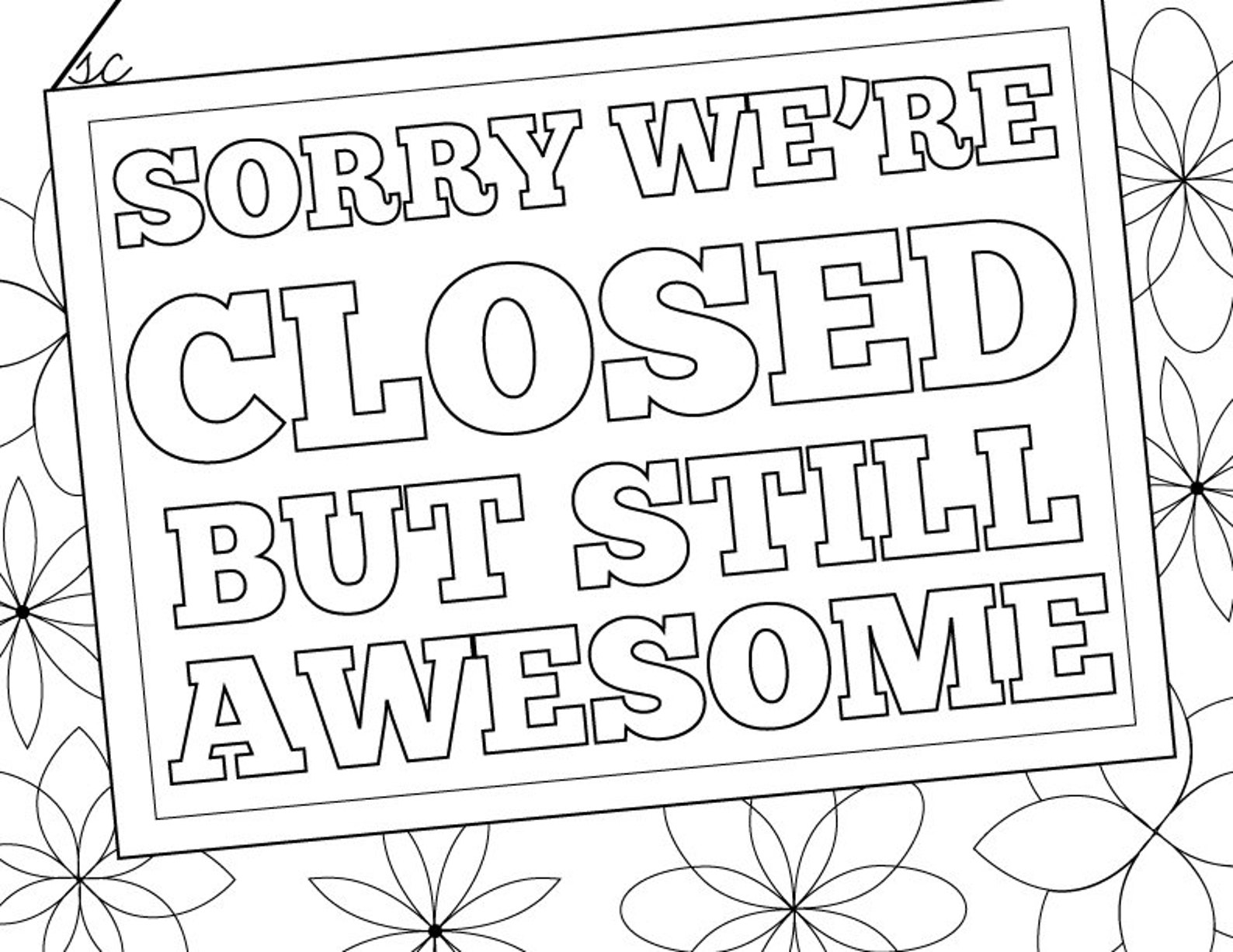 Download Quarantine Survival Retro Coloring Pages | Etsy