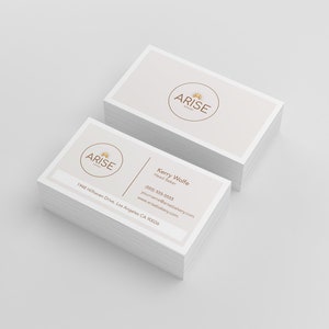 Google Slides Business card, Business Card Template, powerpoint, 2 sided business card, Instant business card