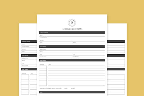 Catering Order Forms Template from i.etsystatic.com