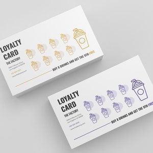 Loyaliteitskaart, ponskaart, beloningskaart, loyaliteitskaartsjablonen, beloningskaartontwerp, google slides, powerpoint