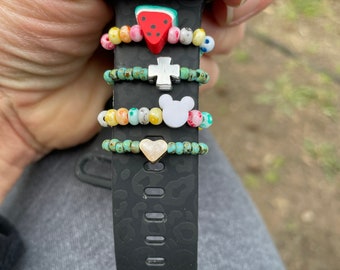 Watch Band Rings Beaded