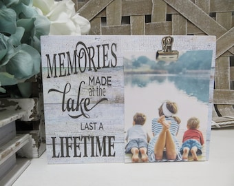 Lake Photo Frame: Memories Made at the Lake Last a Lifetime - Vacation Decor