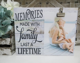 Family Photo Frame: Memories Made with Family Last a Lifetime