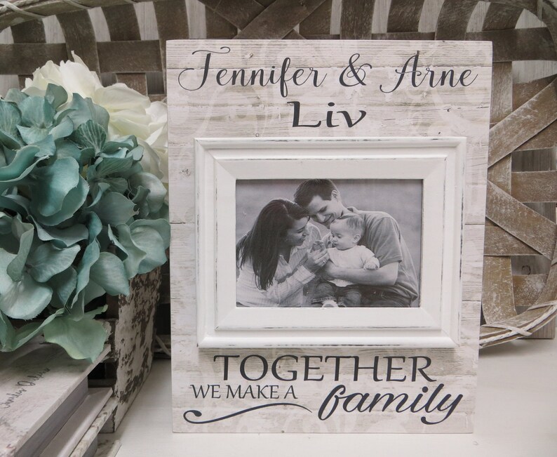 Wood Family Frame Together We Make A Personalized Customized Photo