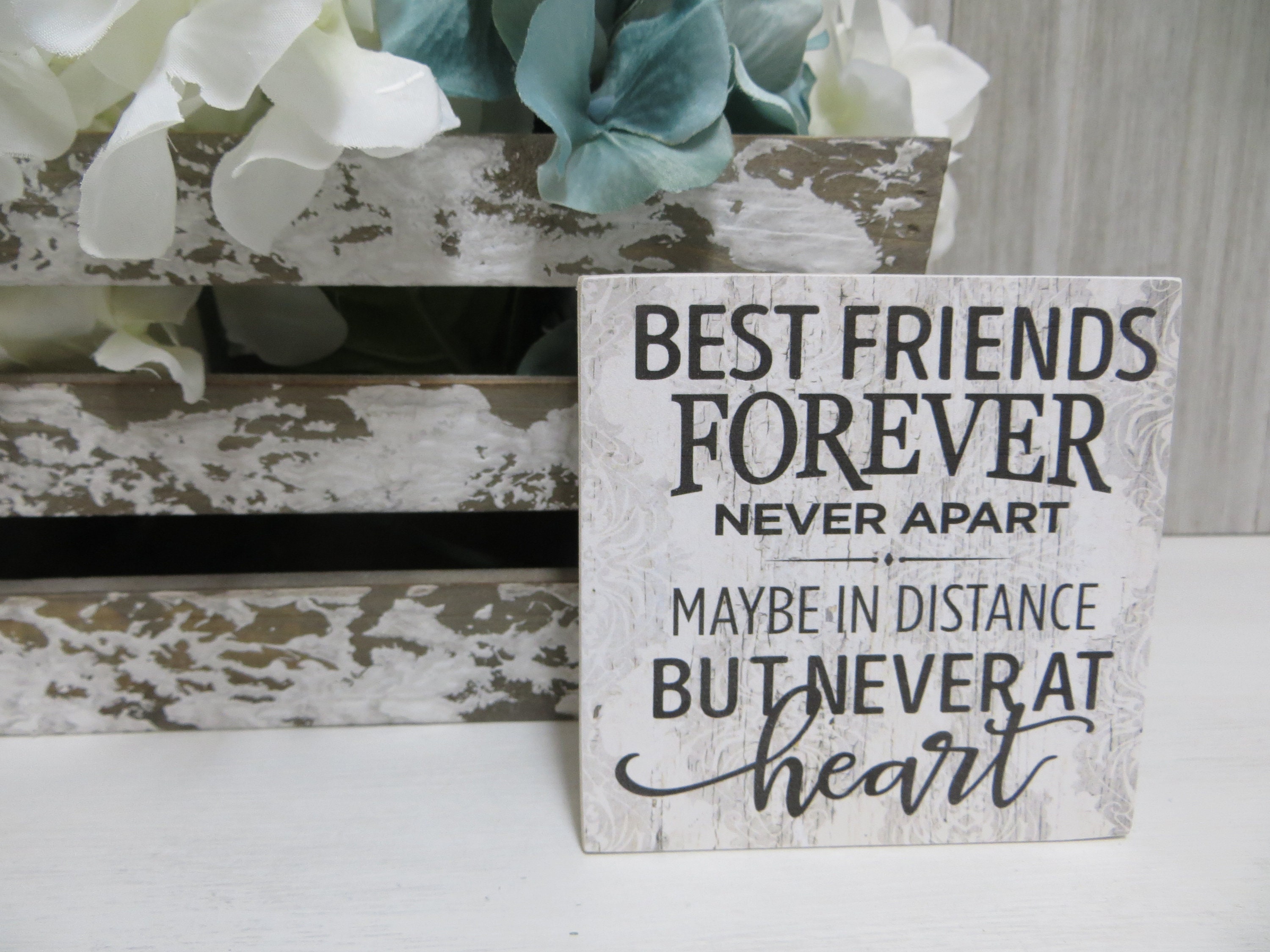 Friend Sign best Friends Forever Never Apart... Maybe Etsy