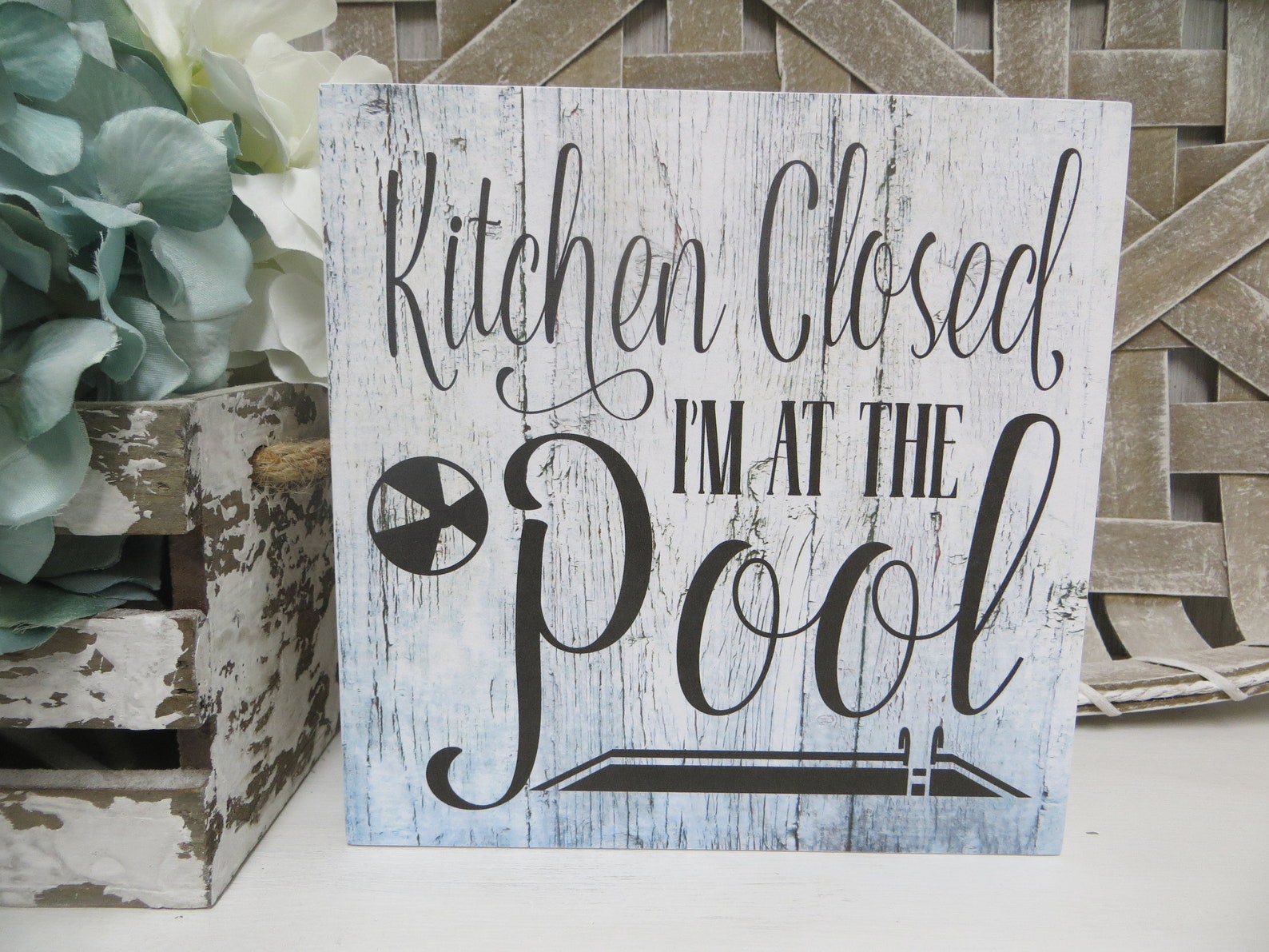 Wood Kitchen Sign Kitchen Closed I'm at the Etsy
