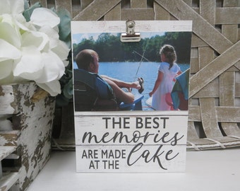 Lake Frame: The Best Memories Are Made at the Lake, Family Picture Frame