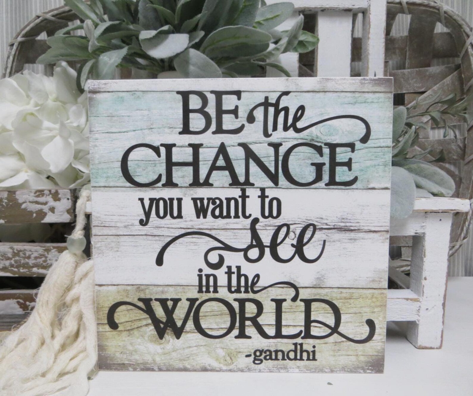 Be The Change Paperweight - Graduation Gifts for Teachers