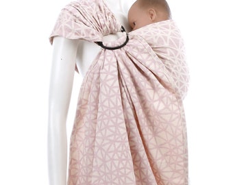 Ring Sling Baby Carrier - Daiesu Sweetheart Blush - Baby Sling for Newborn to Toddler