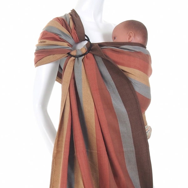 Ring Sling Babytragetuch - Daiesu Hazelnut