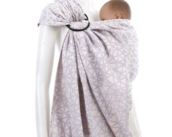 Ring Sling Baby Carrier - Daiesu Sweetheart Lilac - newborn gift, organic baby sling, infant carrier, purple, gift for new mom, babywearing