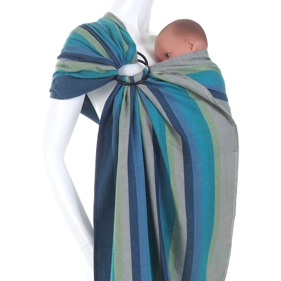 Ring Sling Baby Carrier Daiesu Ocean Etsy