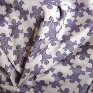 Portabebés Daiesu Jigsaw Indigo - Portabebés orgánico, morado, esencial para recién nacidos, portabebés, regalo para mamá primeriza