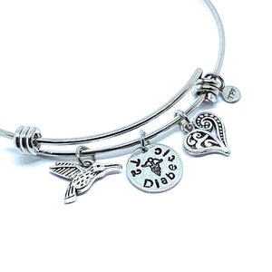 Medical Alert Bracelet Women, Medical ID Bracelet, Diabetic Medical Alert Jewelry, Diabetic Bracelet