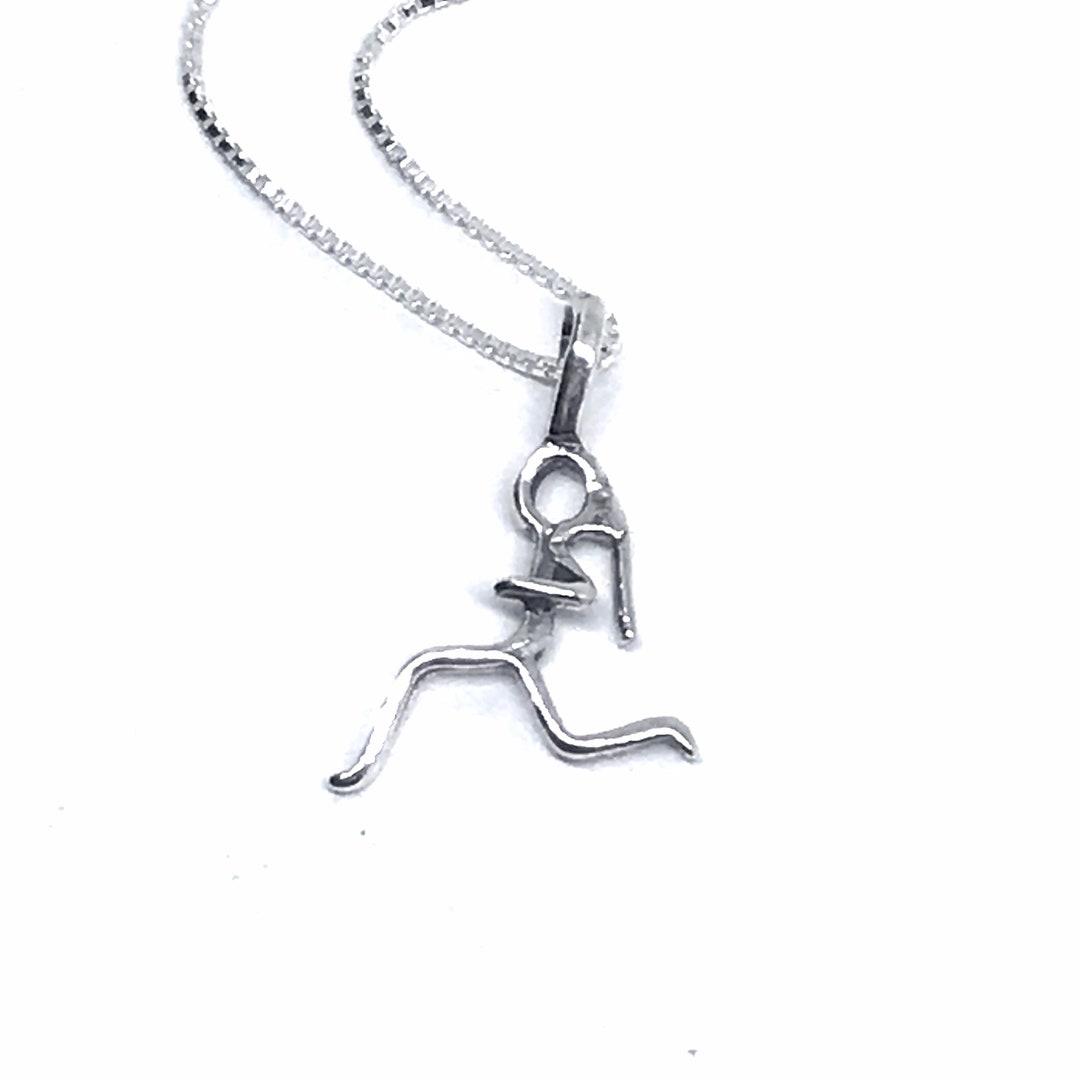 Gift for a Runner Runner Jewelry Runner Necklace Half Etsy