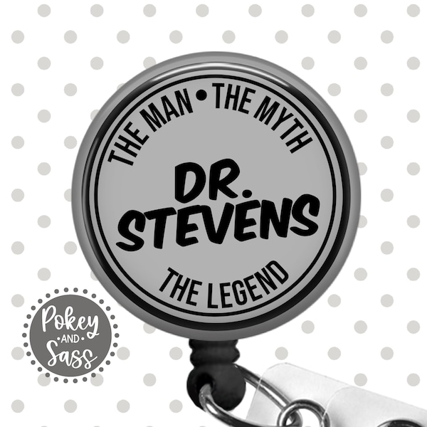 Doctor Badge Reel Etsy